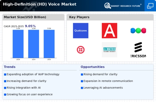 High Definition Voice Market Infographic