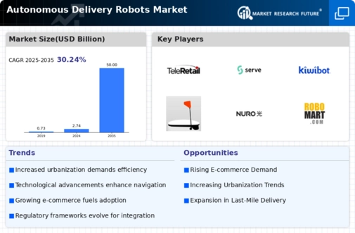 Autonomous Delivery Robots Market Infographic