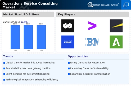 Operations Service Consulting Market Infographic