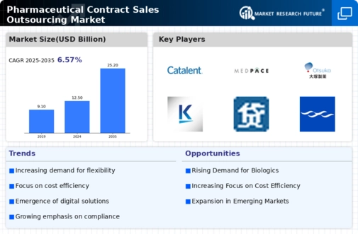Pharmaceutical Contract Sales Outsourcing Market Infographic