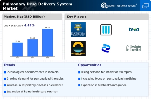 Pulmonary Drug Delivery System Market Infographic