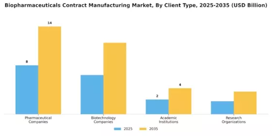 Biopharmaceuticals Contract Manufacturing Market Segment Image 0