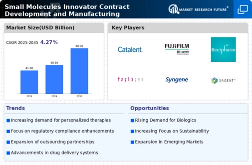 Small Molecules Innovator CDMO Market Infographic