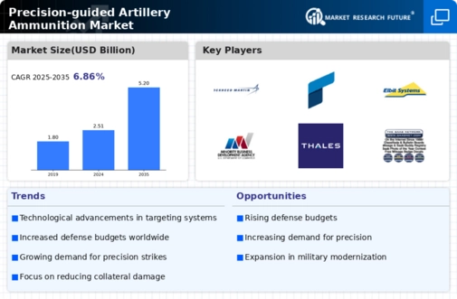 Precision Guided Artillery Ammunition Market Infographic