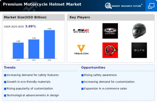 Premium Motorcycle Helmet Market Infographic
