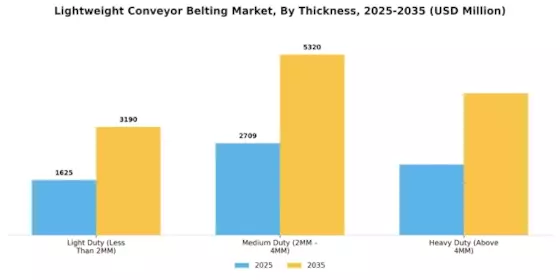 Lightweight Conveyor Belting Market Segment Image 3