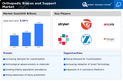 Orthopedic Braces Support Market Infographic
