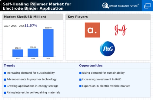 Self Healing Polymer Market for Electrode Binder Application  Infographic