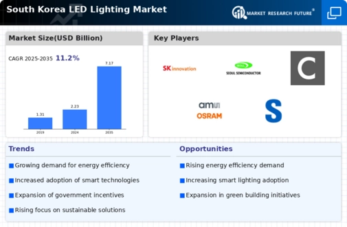 South Korea LED Lighting Market Infographic