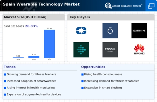 Spain Wearable Technology Market Infographic
