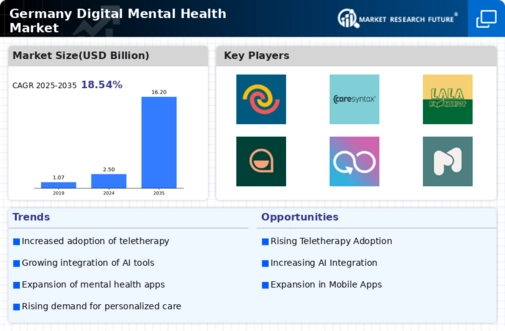Germany Digital Mental Health Market Infographic