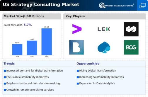 US Strategy Consulting Market Infographic