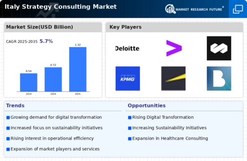 Italy Strategy Consulting Market Infographic