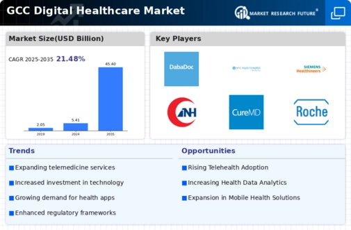 GCC Digital Healthcare Market Infographic