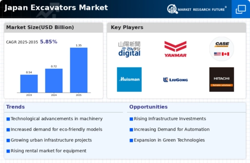 Japan Excavators Market Infographic