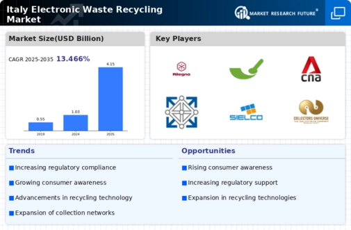 Italy Electronic Waste Recycling Market Infographic