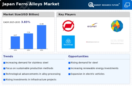 Japan Ferro Alloys Market Infographic