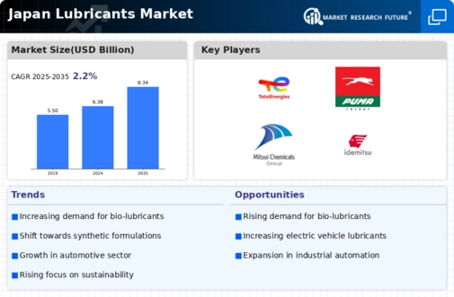 Japan Lubricants Market Infographic