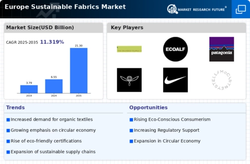 Europe Sustainable Fabrics Market Infographic