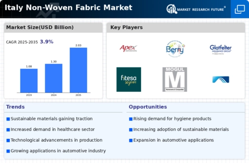 Italy Non Woven Fabric Market Infographic