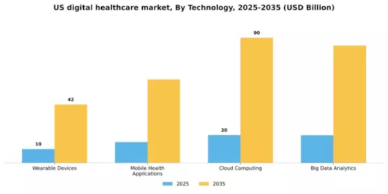 US Digital Healthcare Market Segment Image 3