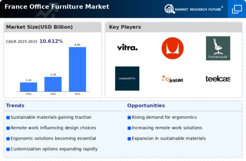 France Office Furniture Market Infographic