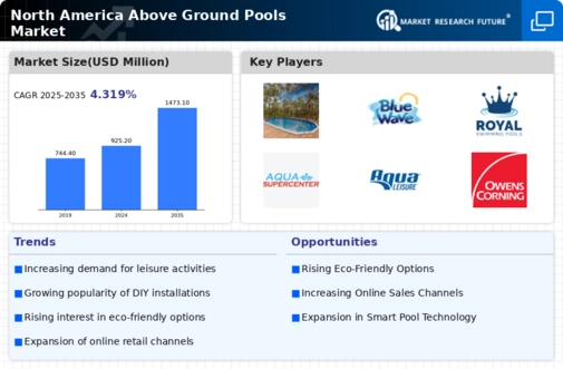 North America Above Ground Pools Market Infographic
