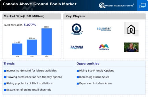 Canada Above Ground Pools Market Infographic