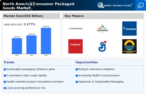 North America Consumer Packaged Goods Market Infographic