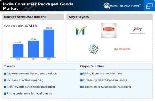 India Consumer Packaged Goods Market Infographic