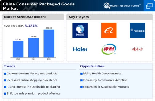 China Consumer Packaged Goods Market Infographic
