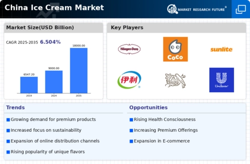 China Ice Cream Market Infographic