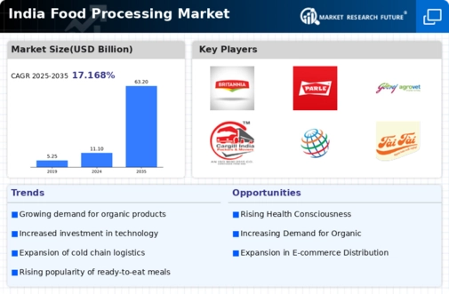 India Food Processing Market Infographic