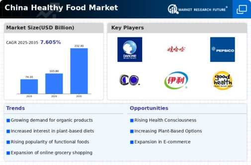 China Healthy Food Market Infographic