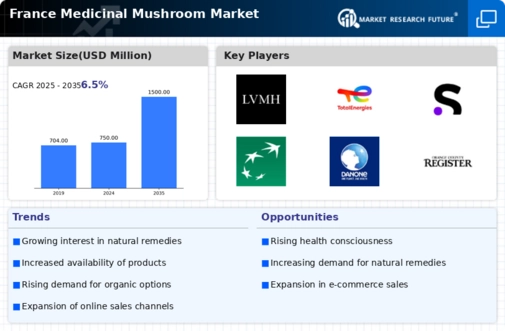 France Medicinal Mushroom Market Infographic