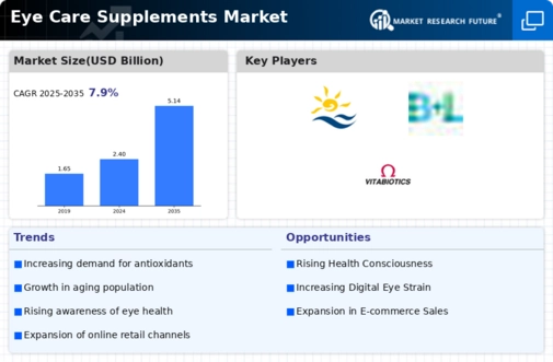 Eye Care Supplements Market Infographic