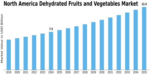 North America Dehydrated Fruits Vegetables Market Size