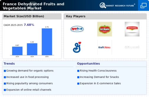 France Dehydrated Fruits & Vegetables Market Infographic