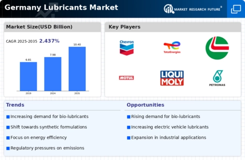 Germany Lubricants Market Infographic