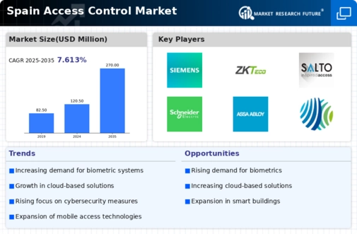 Spain Access Control Market Infographic