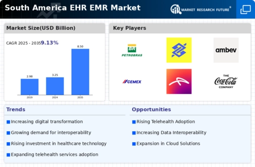 South America Ehr Emr Market Infographic
