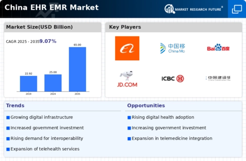 China Ehr Emr Market Infographic