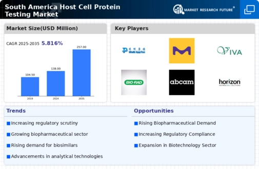 South America Host Cell Protein Testing Market Infographic