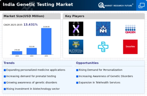 India Genetic Testing Market Infographic