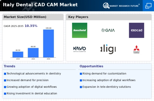 Italy Dental CAD CAM Market Infographic