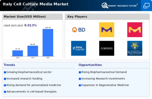 Italy Cell Culture Media Market Infographic