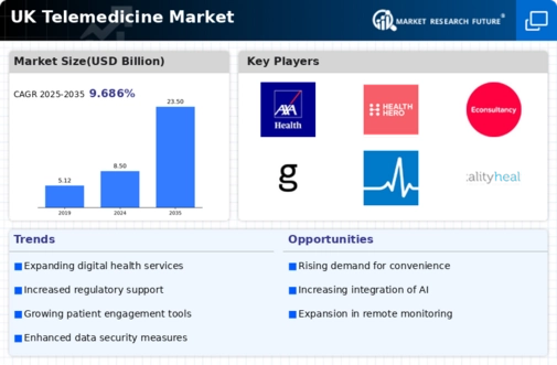 UK Telemedicine Market Infographic