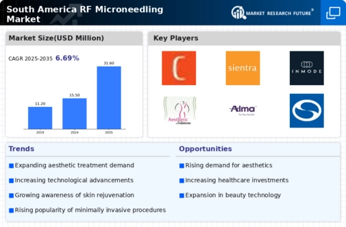 South America RF Microneedling Market Infographic