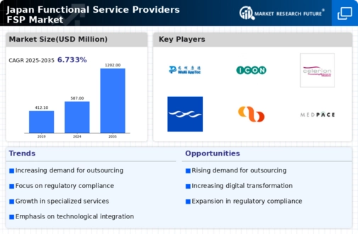Japan Functional Service Providers Market Infographic