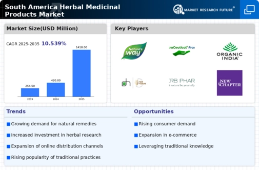 South America Herbal Medicinal Products Market Infographic